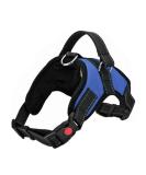 FYY Dog Harness No Pull Breathable Adjustable Pet Harness Dog Vest Harness Reflective Oxford Easy Control Dog Harness with Sturdy Handle for Small Medium Large Dogs M-Blue M A-Blue - Buy Online on GoSupps.com