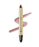 Go Ho Brown Highlighter Eyeshadow Stick - Cream-to-Powder Eye Brightener Crayon Pen - Shimmer Brown 03 - Buy Online on GoSupps.com