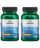Buy Swanson Focused Attention Alpinia Galanga | Caffeine-Free 300mg - 30 Caps (2 Pack) - Enhance Focus & Clarity - Buy Online on GoSupps.com
