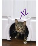 The Kitty Pass XL Interior Cat Door - Hidden Litter Box Access for Large Cats - Buy Online on GoSupps.com
