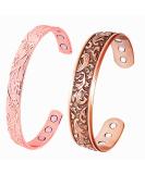 LONGRN Copper Magnetic Bracelet for Men & Women | 6 Magnets | Stylish & Healing Jewelry - Buy Online on GoSupps.com