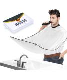 Beard Bib Apron for Easy Shaving & Grooming - Non-Stick Waterproof Beard Hair Catcher for Men | Great Father's Day Gift - Buy Online on GoSupps.com