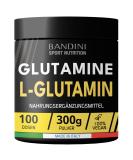 Bandini L-Glutamine Powder 300g - 100% Kyowa Vegan | High Purity & Solubility | Pre Workout Booster | Laboratory Tested Herbal Origin - Buy Online on GoSupps.com