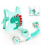 Green Toddler Leash & Anti-Lost Wrist Link for Baby Walking Safety | Boys/Girls Travel Harness - Buy Online on GoSupps.com