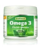 Greenfood Omega 3 fish oil (high dose no artificial additives no genetic engineering 1000 mg) 240 capsules 240 pieces (1 pack) - Buy Online on GoSupps.com