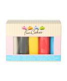 Funcakes Fondant Multipack - Primary Colors (5x100g) | Easy to Use Flexible Halal Kosher Gluten-Free Cake Decorating - Buy Online on GoSupps.com
