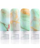 Gemice TSA-Approved Travel Bottles for Toiletries - 85ml BPA-Free Leak-Proof Refillable Containers for Shampoo & Lotion - 4 Pack Mint - Buy Online on GoSupps.com
