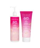 Pacifica Beauty Island Vanilla Body Wash + Exfoliating Scrub - Aloe, Sugar, Rosehip Oil, Hyaluronic Acid - Vegan, Cruelty-Free, Paraben-Free - Buy Online on GoSupps.com