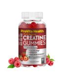 Creatine Monohydrate Gummies 4000mg - 60 Strawberry Flavoured Chewables for Pre Workout | Gym Supplement for Men & Women | Vegan & Keto Friendly | 1 Month Supply - Buy Online on GoSupps.com