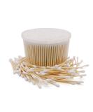 1000pcs Biodegradable Bamboo Cotton Swabs | Eco-Friendly Wood Cotton Buds - Buy Online on GoSupps.com