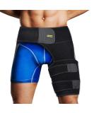 Groin Support Compression Brace | Sciatica & Hip Pain Relief Wrap | Hamstring & Quadriceps Support - Buy Online on GoSupps.com