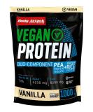 Body Attack Vegan Duo Protein 1000g - Vanilla | 33 Portions EAAs & BCAAs Sugar-Free Eco-Friendly Zip-Lock | Made in Germany - Buy Online on GoSupps.com