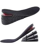 Height Increase Insoles for Men & Women - 4 Layers Shoe Inserts for Up to 3.54 Inch Lift | Invisible Height Boosting Soles with Air Cushion - Buy Online on GoSupps.com