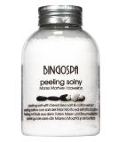Dead Sea Salt Peeling with Cotton Extract - 580g BINGOSPA | Exfoliating Body Scrub for Smooth Skin - Buy Online on GoSupps.com