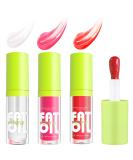 INBOLM 3PCS Glitter Liquid Lip Gloss Set - Long Lasting Moisturizing Lip Plumper & Balm for High Shine - Tinted Lip Oil Collection - Buy Online on GoSupps.com