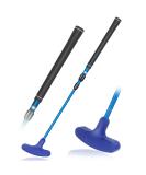ToVii Adjustable Golf Putter with Nitrile Rubber Top - Left & Right Handed, Sturdy Aluminum Shaft - Blue - Buy Online on GoSupps.com