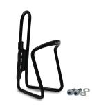 Universal Black Aluminum Bike Bottle Holder - Extra Reinforced for Racing MTB Trekking & Children's Bikes - Includes Assembly Screws for Secure Fit - Buy Online on GoSupps.com