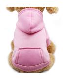Fashion focus on winter dog hoodies with bags cotton warm for small dogs chihuahua coat clothing puppy cat custume (pink medium) m rosa - Buy Online on GoSupps.com