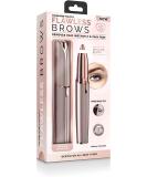 Finishing Touch Flawless Brows Eyebrow Pencil Hair Remover and Trimmer, Pink Blush/Rose Gold - Buy Online on GoSupps.com