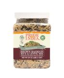 Indian Brown Basmati Rice & Lentil Kitchari Mix Brown Rice Superfood w/ Punch of Protein & Fiber Diet-Friendly Nutritious Rice Khichdi Available in Food Grade Storage Jars (24 oz.) - Buy Online on GoSupps.com