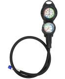 Cressi Console PD2 - Scuba Diving Pressure and Depth Gauge | Made in Italy | Imperial - Buy Online on GoSupps.com