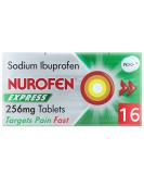 Nurofen Express 256mg Pain Relief Tablets x16 - Buy Online on GoSupps.com