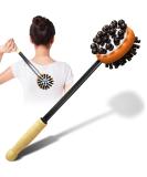 Premium Wooden Fascia Roller & Massage Scooter | Muscle Relaxation & Body Shaping Gua Sha | Anti-Cellulite Beech Wood - Buy Online on GoSupps.com