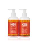 Koji White Kojic Acid & Papaya Body Lotion Gift Set for Women - Skin Brightening & Nourishing - Vegan & Cruelty Free - 8.45 Fl Oz x 2 - Buy Online on GoSupps.com