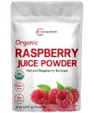 Sustainably US Grown, Organic Freeze Dried Raspberry Juice Powder, 8 Ounce, Contains Immune Vitamin C for Immune System Booster, Rich in Raspberry Ketones, Fatty Acids, Minerals and Antioxidant, Vegan 8 Ounce (Pack of 1) - Buy Online on GoSupps.com