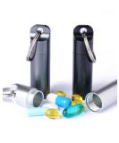Waterproof Portable Keychain Pill Holder - 3 Pack Aluminum Medicine Fob for Travel Camping & Everyday Use - Buy Online on GoSupps.com