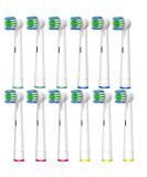 BELADENT Brush Heads for Oral-B Electric Toothbrushes - 12 Pack | Premium Replacement Heads for Superior Oral Care - Buy Online on GoSupps.com