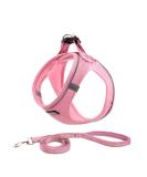 Suredoo XS Pink Dog Harness with Leash - Reflective Anti-Train Chest Harness for Small Dogs Puppies & Cats - Buy Online on GoSupps.com