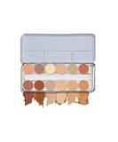 Kryolan Dermacolor Camouflage Creme Palette - 12 Colors 4 Options (A B C Caribbean) | International Shipping Available - Buy Online on GoSupps.com