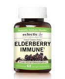 Eclectic Institute Fresh Freeze-Dried Elderberry 475 mg - 90 Caps for Immune Support - Buy Online on GoSupps.com