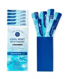 Strong Mint Alcohol-Free Mouthwash - TSA Approved Travel Size Bulk for Adults Fluoride-Free Freshens Breath Prevents Cavities (Pack of 20 - Buy Online on GoSupps.com