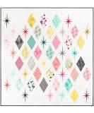 Atomic Starburst Quilt Pattern - Foundation Paper Piecing - 62 x 66 inches - Buy Online on GoSupps.com