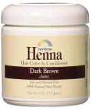 Rainbow Research Dark Brown Henna Hair Color & Conditioner - 4 oz | Natural Hair Dye - Buy Online on GoSupps.com