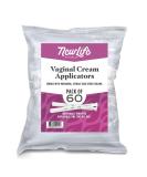 Disposable Plastic Vaginal Applicator Pack - Hygienic Threaded Injector for Lubricant, Estrace, Personal Lube & OTC Products - 60 Pack - Buy Online on GoSupps.com