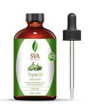 SVA Thyme Essential Oil | Very Strong Aroma | 4 OZ (118 ML) - 100% Pure, Natural, Premium Therapeutic Grade for Skincare, Hair growth and Follicle Health, Hygiene, Aromatherapy, Overall wellness. - Buy Online on GoSupps.com