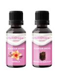 Buy Sugar-Free Flavor Drops Set | Vanilla & Mousse au Chocolat | 2x30ml | Vegan Zero Calorie Sweetener for Yoghurt & Porridge | Hello Shape - Buy Online on GoSupps.com