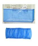 Large Universal Parrot Cage Cover - Ventilated Nylon Shell for Birdcage - Blue - Buy Online on GoSupps.com