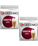 Tassimo Costa Latte Pods 2 Pack - 32 T-Discs / 16 Drinks (Total 2 Packs) - Buy Online on GoSupps.com