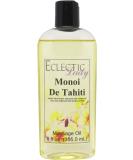 Monoi de Tahiti Massage Oil 8 oz | Sweet Almond & Jojoba Oil | Preservative Free | Aromatherapy & Relaxation - Buy Online on GoSupps.com