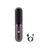 Buy Cordless Ceramic Hair Straightener Brush - Ionic Rechargeable Styling Comb for Women | Perfect for Travel & Thin Hair - Buy Online on GoSupps.com