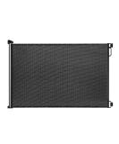 EasyBaby Retractable Safety Gate - 33'' Tall, Extends up to 55'' Wide, Black - Child & Pet Proof for Stairs, Doorways - Indoor/Outdoor - Buy Online on GoSupps.com
