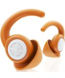 BUENSUENO Noise Cancelling Ear Plugs for Sleeping - 2 Pairs Reusable Silicone Earplugs with Travel Case - HM Orange - Buy Online on GoSupps.com