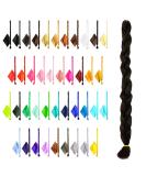 Premium 2m Mybraids - Colorful Braid Hair for Rasta Dreads Crochet & Box Braids | Art Hair Extensions & Hairstyles - Buy Online on GoSupps.com