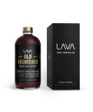 LAVA Premium Aromatic Old Fashioned Cocktail Mixer 16oz - Makes 32 Cocktails - Cocktail Syrup with Aromatic Bitters, Demerara, Marasca Cherry, Orange Zest, Hazelnut, Cinnamon - Just Add Whiskey 16 Fl Oz - Buy Online on GoSupps.com