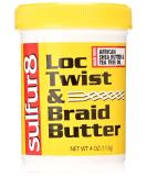 Sulfur8 Loc Twist and Braid Butter 4oz | Moisturizing Hair Cream - Buy Online on GoSupps.com