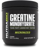 NutraBio Creatine Monohydrate - Micronized and Pure Grade - Supports Muscle Energy and Strength - (150 Grams) - Unflavored, HPLC Tested (150g) 5.3 Ounce (Pack of 1) - Buy Online on GoSupps.com